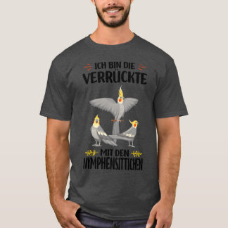 Cockatiel fågelfamilj t shirt