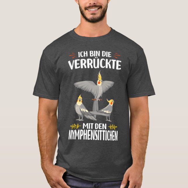 Cockatiel ger Pets Bird Animals vän T Shirt (Framsida)