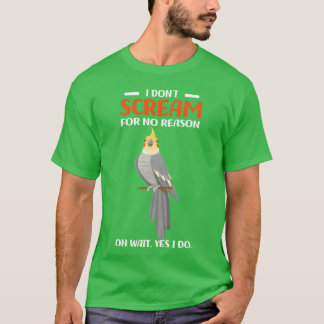 Cockatiel Gifts Pet Birds Funny Girl T Shirt