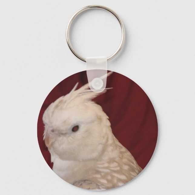 Cockatiel Keychain Nyckelring (Framsida)