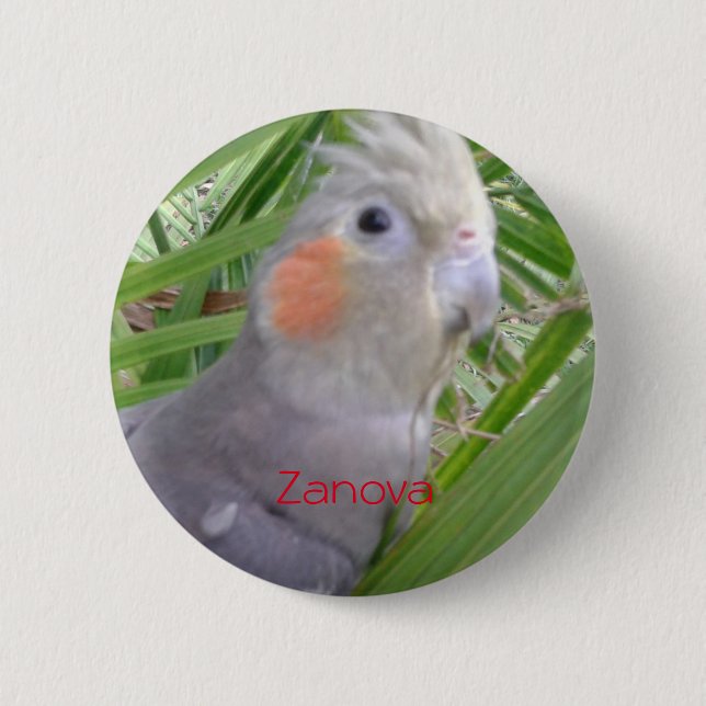 Cockatiel Knapp (Framsida)