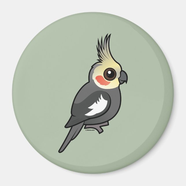 Cockatiel Magnet (Framsidan)