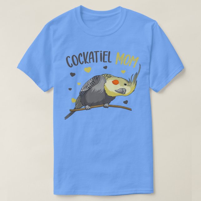 Cockatiel Mamma Funny Bird Älskare Kvinnor 1 T Shirt (Design framsida)