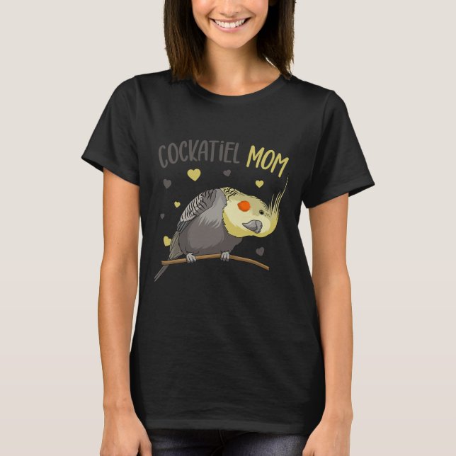 Cockatiel Mamma Funny Bird Älskare Women  T Shirt (Framsida)