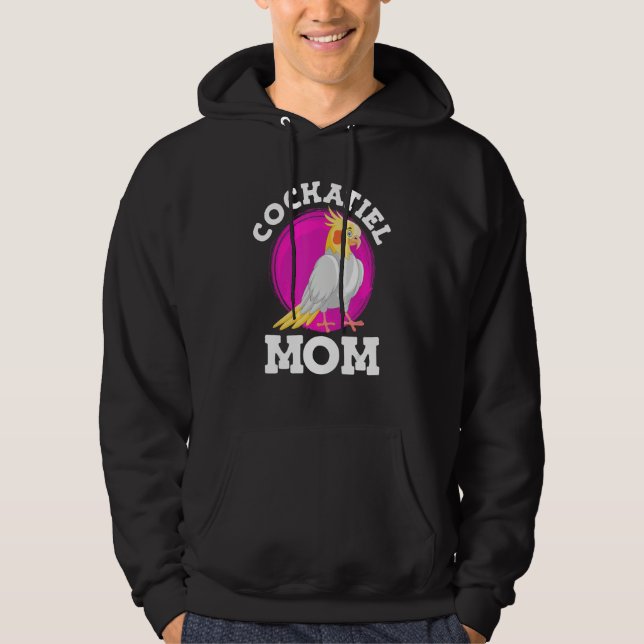 Cockatiel Mom Bird  Parakeets Mommy Bird Women Hoodie (Framsida)