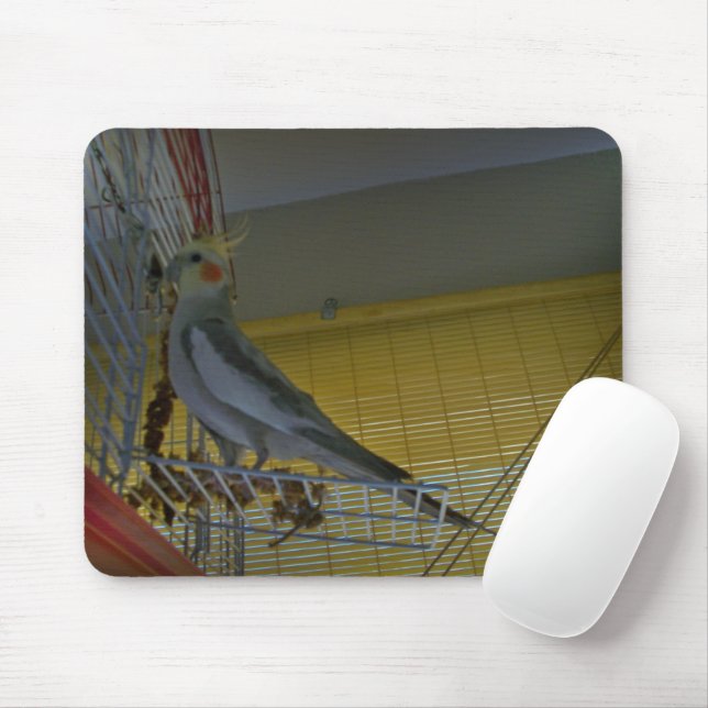 Cockatiel Mouse Pad Musmatta (Med mus)