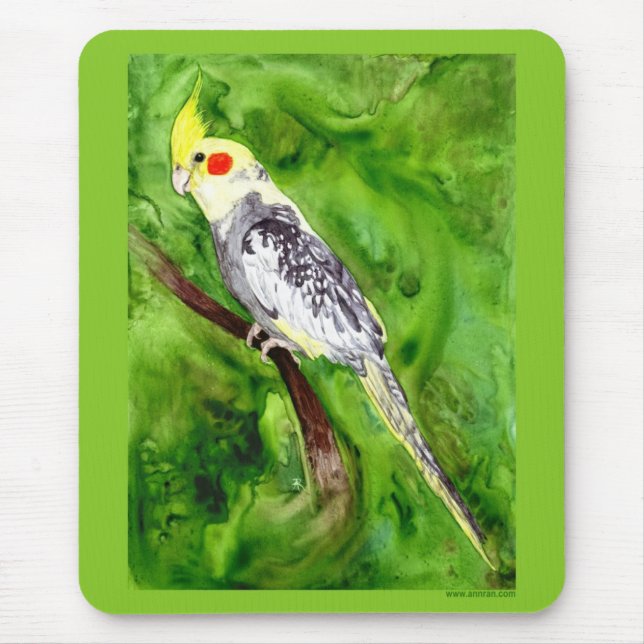 Cockatiel Mousepad Musmatta (Framsidan)