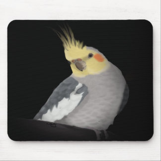 Cockatiel Mousepad (Portriat) Musmatta