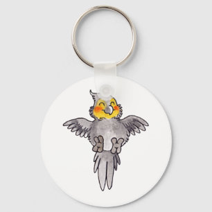 Cockatiel Nyckelring