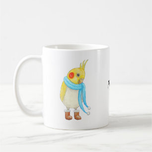 Cockatiel Parrot Budgie Pet Bird Älskare Anpassnin Kaffemugg