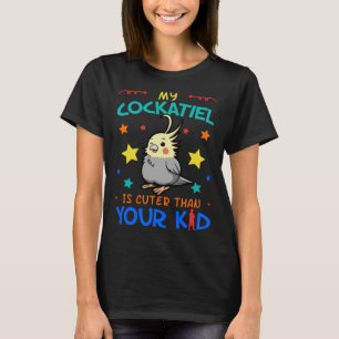 Cockatiel Parrot Cockatoo Lutino Quarrion Weiro Bi T Shirt