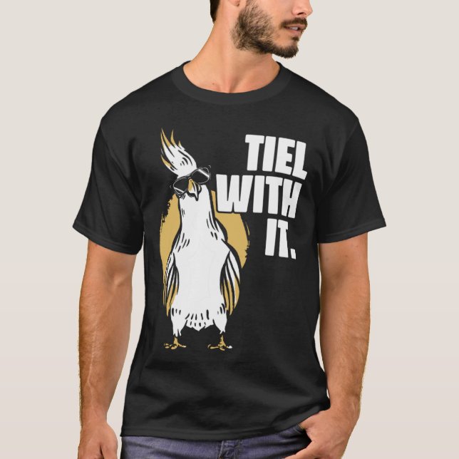 Cockatiel Tiel With It Cool Sunglasses Bird for Pa T Shirt (Framsida)