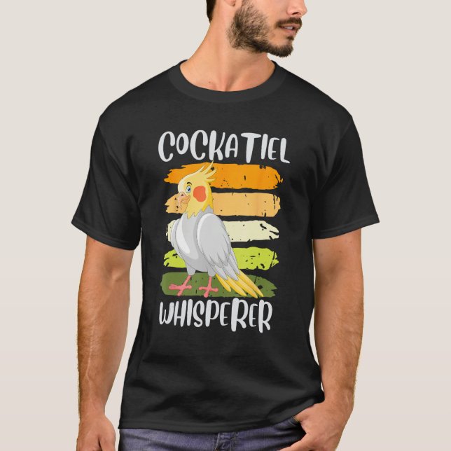Cockatiel Whisperer Cockatiels Parakeet Birds Bird T Shirt (Framsida)
