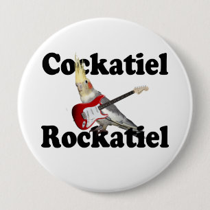 Cockatielen enorma Rockatiel knäppas Knapp