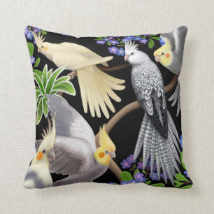 Cockatiels glömmer in att jag Nots kudder Kudde