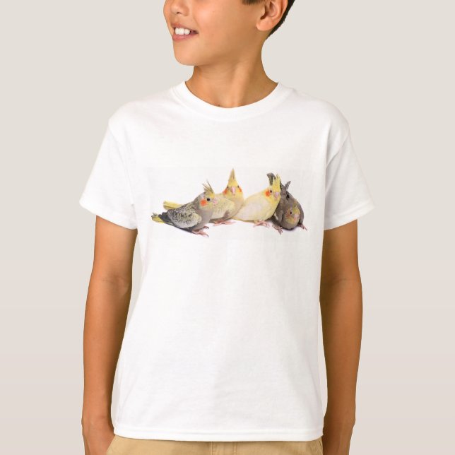 Cockatiels Tee Shirt (Framsida)