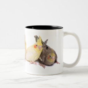 Cockatiels Två-Tonad Mugg