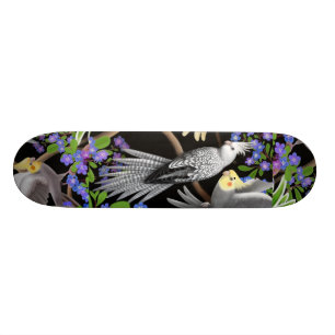 Cockatielskateboarden Mini Skateboard Bräda 18,5 Cm