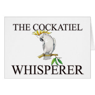 Cockatielwhispereren Hälsningskort