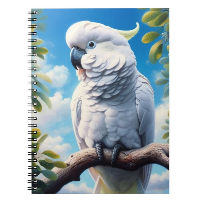 Cockatoo art anteckningsbok (Framsidan)