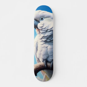 Cockatoo art mini skateboard bräda 18,5 cm
