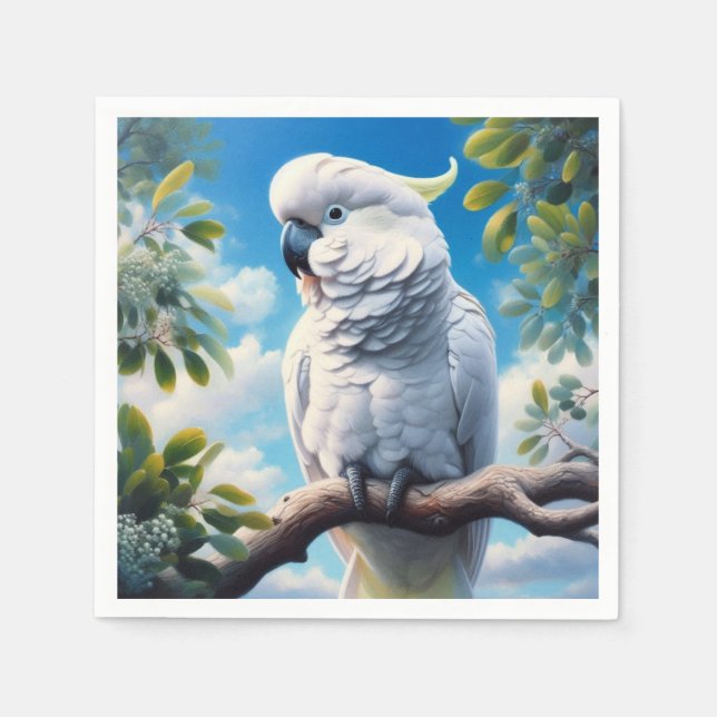 Cockatoo art pappersservett (Framsidan)