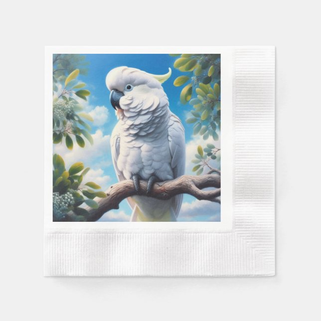 Cockatoo art pappersservett (Framsidan)