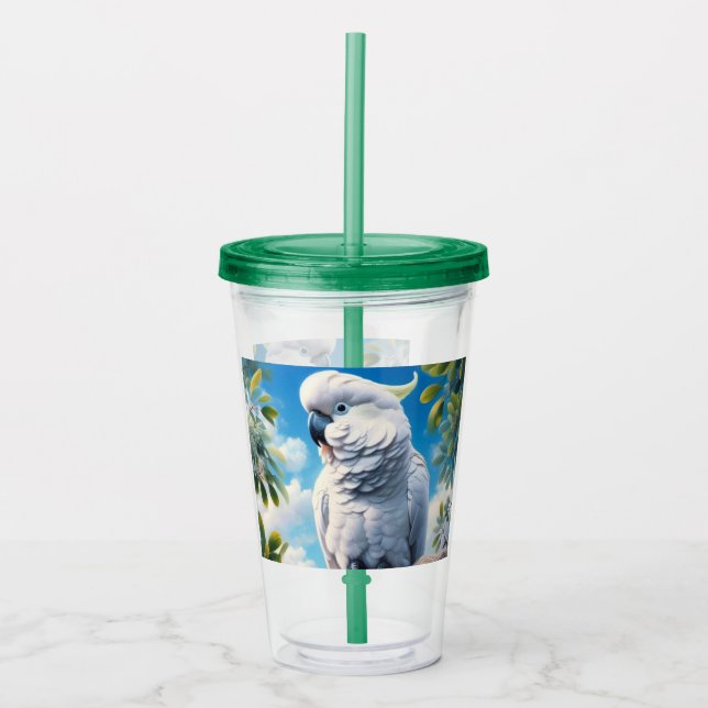 Cockatoo art take away mugg (Framsida)
