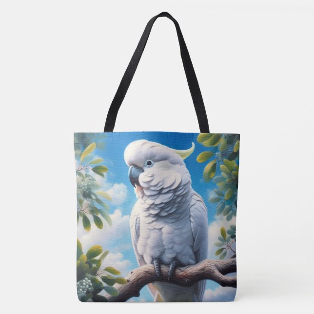 Cockatoo art tygkasse (Framsida)