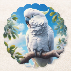Cockatoo art underlägg papper