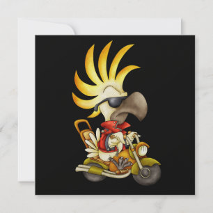 Cockatoo Biker - SRF Inbjudningar