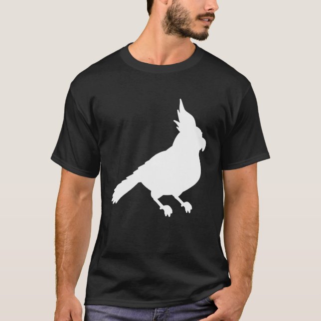 Cockatoo Budgie Parakeet Cockatoo T Shirt (Framsida)