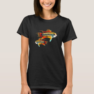 Cockatoo Dwarf Cichlid Apistogramma Cichlids Aquar T Shirt