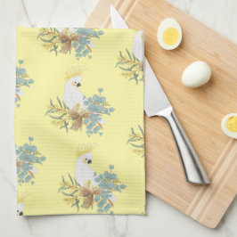 Cockatoo Flowers Kökshandduk