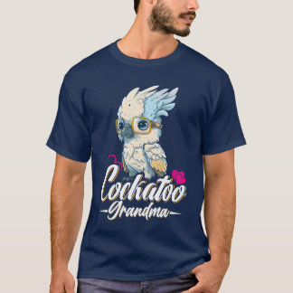 Cockatoo Grandma Bird älskare Parrot Women kompisa T Shirt