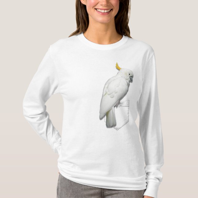 Cockatoo i fickan t shirt (Framsida)