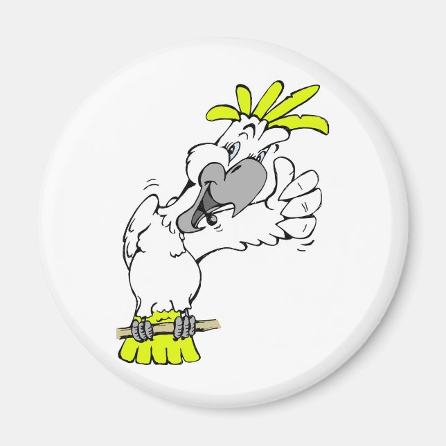 cockatoo magnet (Framsidan)