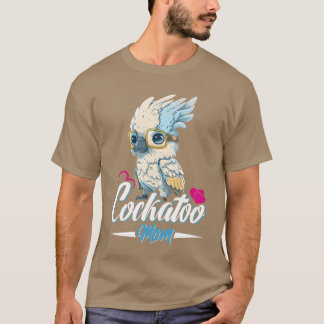 Cockatoo Mamma Bird älskare Parrot Women retro-vän T Shirt