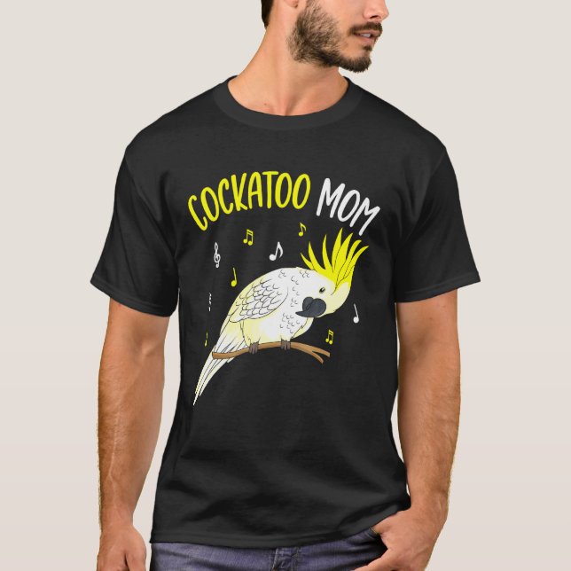 Cockatoo Mamma Parrot Bird Women T Shirt (Framsida)