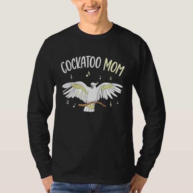 Cockatoo Mamma Parrot Bird Womens T Shirt (Framsida)