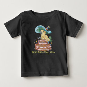 cockatoo på födelsedagskalas finare hat t shirt