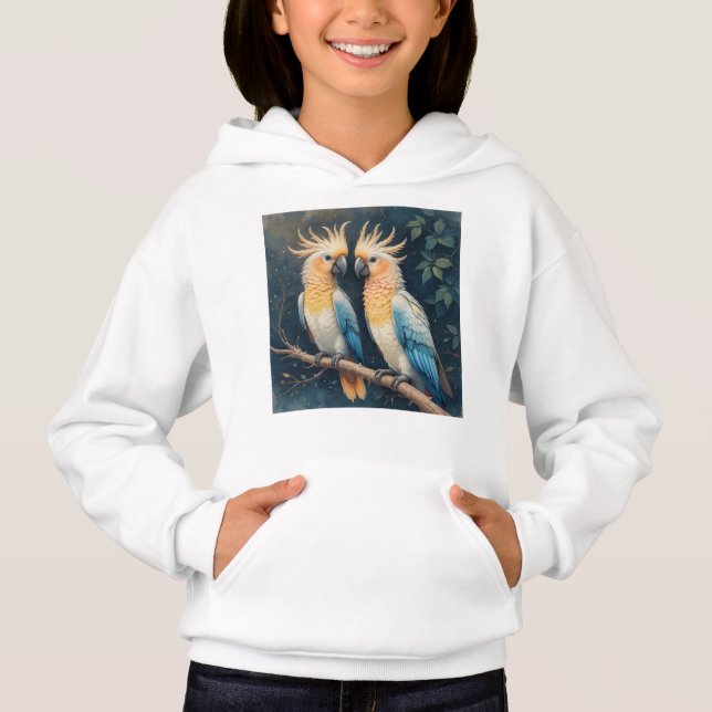 Cockatoo Parrot par T Shirt (Framsida)