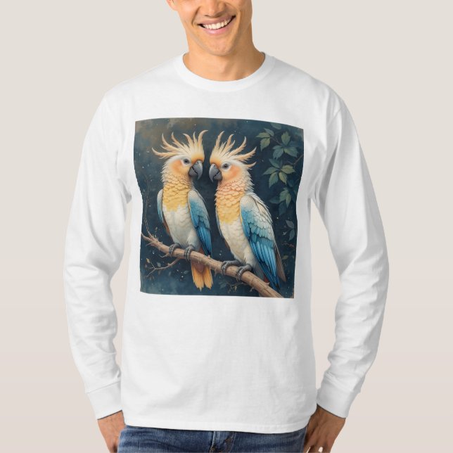 Cockatoo Parrot par T Shirt (Framsida)