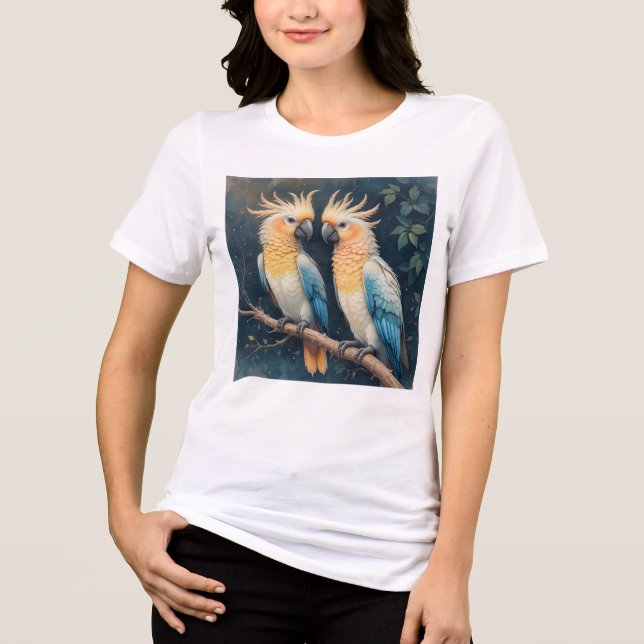 Cockatoo Parrot par T Shirt (Framsida)