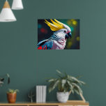 Cockatoo Poster<br><div class="desc">Cockatoo-Poster är fullt anpassade, du kan anpassa poster genom att lägga till text och bilder. Du kan till och med lägga till din egen logotyp! Oavsett var du har ställe hemma eller på kontoret kommer det alltid att se underbar ut. Designad av Norman Reutter.</div>