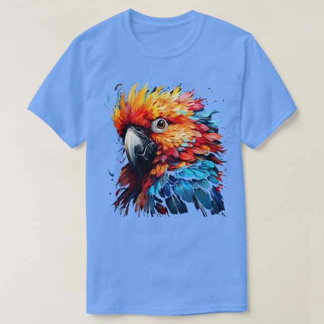 Cockatoo Rainbow T Shirt (Design framsida)
