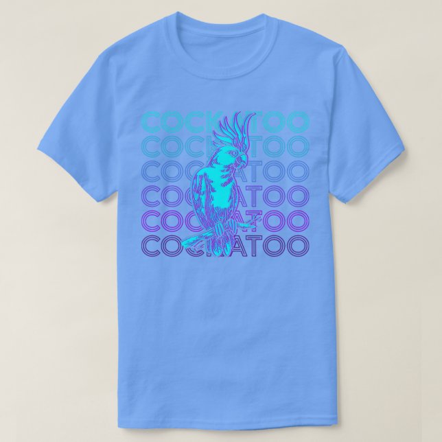 Cockatoo Retro Gift T Shirt (Design framsida)