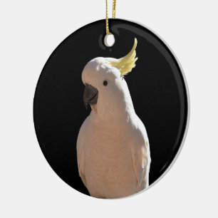 Cockatoo vid solnedgången keramisk Dekoration