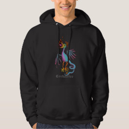 Cockatrice medeltida monster-skjorta hoodie