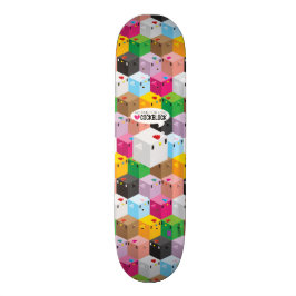Cockblock däck mini skateboard bräda 18,5 cm
